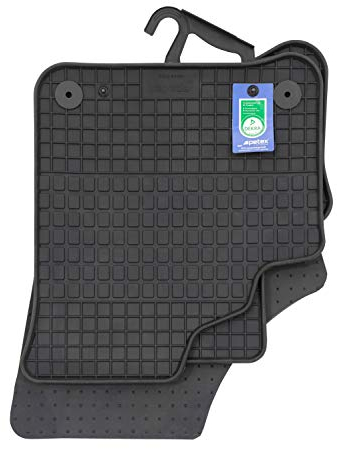 PETEX 81611 Gummimatten passend für MII Electric ab 09/2019 schwarz 4-teilig