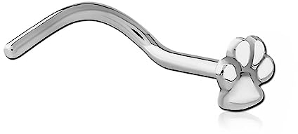 Inoki - Nasenstecker aus Stahl mit Katzenpfote