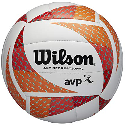Wilson Volleyball AVP Style, Beach-Volleyball, Mischleder, Offizielle Größe, Mehrfarbig, WTH306202XB