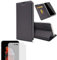 Eximmobile - Handytasche kompatibel mit Motorola Moto g6 Hülle Kartenfach Handyhülle Slim Brieftasche Schutzhülle Klapphülle Book Case Full Cover Etui Magnet Bookstyle Flipcase grau Geldfach