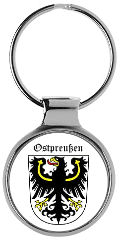 KIESENBERG Ostpreussen Fahne Flagge Wappen Heimat 3D Schlüsselanhänger A-9569