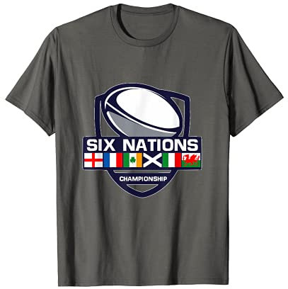 Sechs Nationen Rugby Turnier T-Shirt