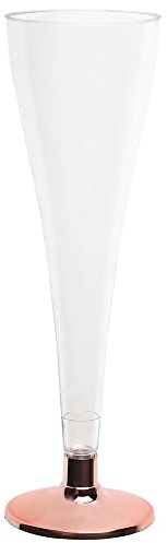 Santex - 6 FLÛTES À Champagne 12CL Rose Gold Chrome