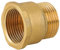 MANICOTTO MF IN OTTONE GIALLO 1 x 1