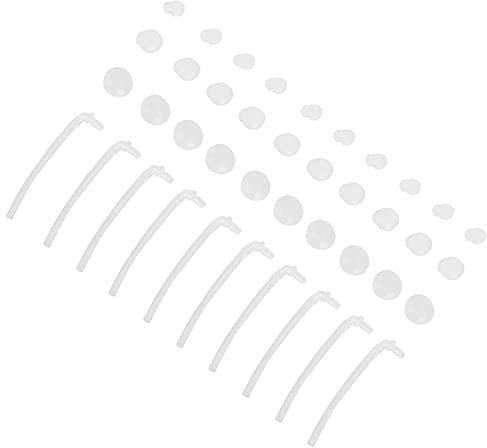 Hearing Aid Tubes Replacement NHS, Hearing Aids Pipes and Domes, Hearing Earplug Ear Plugs Eartips Domes with Sound Tube Hearing Accessories Phonak Hearing Aid Parts