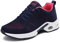 ZPAWDH Femmes Chaussures de Running Basket Légères Outdoor Running Gym Fitness Sneakers Bleu Rose 41EU