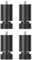 MagiDeal 4 Pièces M10 Filetage Pieds de Cadre de Lit Pieds de Support de Meubles Pieds de Table de Remplacement Robustes Pieds de Canapé M10 pour Armoires de, noir 10cm