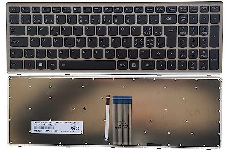 YANHAO [Laptop-Tastaturen] Neue Schweizer Tastatur for Lenovo Ideapad U510 U510-IFI Z710, Hintergrundbeleuchtung, Silber, Notebook-Laptop-Tastatur