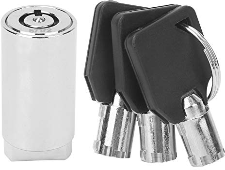 Serrure de Distributeur Automatique, Serrures à Cylindre avec Clés, Serrure à Came Tubulaire pour Distributeurs Automatiques Coffre-fort de Réservoir Industriel