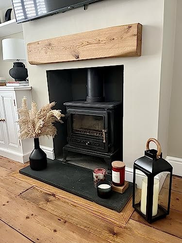 Platform Design Oxford Solid Oak Floating Mantle Piece, Mantle Shelf, Beam (60cm)