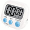 VINPAM Visual Kitchen Timer for Cooking - Perfect Egg Timer, Pomodoro Timer - Ideal Kitchen Timers for Precise Cooking，kitchen timers for cooking (White)
