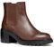 Geox D Damiana E, Stivale alla Caviglia Donna, Marrone Scuro, 41 EU