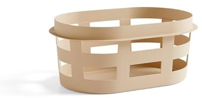 Hay Wäschekorb Basket aus 100% recyceltem Polypropylen hergestellt, in der Farbe: Nougat, Maße: 57,5 x 37,5 x 24 cm, AD854-A601-AB89