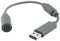 RUITEXUN Ersatz-Verbindungskabel für kabelgebundene Controller mit USB-Breakaway-Adapter für Xbox 360 kabelgebundene Controller (grau)