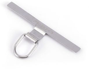 project-cb Metall Handykette Halterung, Universelle Lanyard Pads Stabil (Silber)