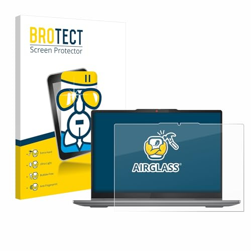 BROTECT Schutzglas für Lenovo IdeaPad 5 2-in-1 14AHP9 | Transparenter Displayschutz Made in Germany Schutzfolie Panzer Folie Glas 9H Anti-Fingerprint Einfache Montage Clear