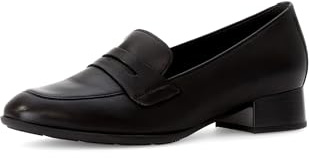 Gabor Damen Slipper, Frauen Slip On,Schlupfschuhe,schluepfschuhe,Loafer,College Schuhe,Businessschuhe,Slip-ons,Mokassins,schwarz,39 EU / 6 UK