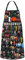 WZMPA Broadway Küchenschürze mit Musik-Charakter, Musiktheater-Fans, Geschenk, I Love Broadway, verstellbare Schürze zum Kochen, Backen, I Love Broadway Ap, Medium