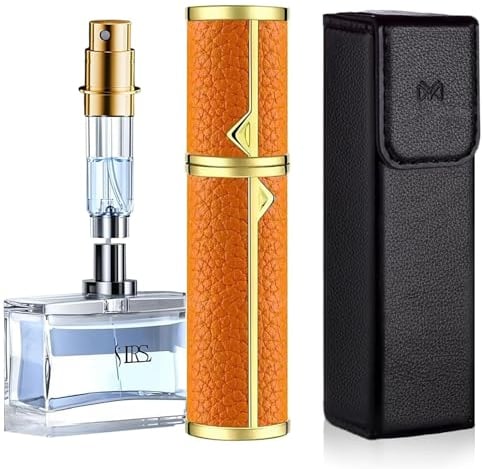OSALALA Perfume Atomiser Travel Spray Bottle, 5ML Refillable Perfume Travel Bottle Easy to Refill Empty Atomisers Bottles for Purse, Handbag, Pocket and Luggage Gift