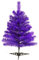 Künstlicher Weihnachtsbaum, 60 cm, violett, Tisch-Weihnachtsbaum mit Kunststoffständer, Mini-Weihnachts-Kiefer für Partyzubehör, Innen- und Außenbereich, Urlaub, Heimdekoration (lila)