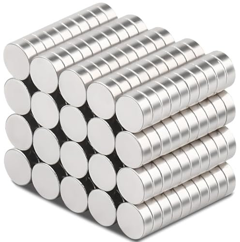 200 Stücke Neodym Magnete Extra Stark, 3x1mm Mini Magnete Klein Rund für Magnettafel, Pinnwand, Kühlschrank, Handwerk, Whiteboard