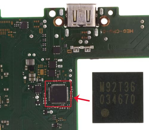 Ersatz M92T36 Power Management USB-C Charging IC Chip für Nintendo Switch OLED & Switch Lite Mainboard M92T36