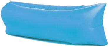 HUMAJORY Aufblasbares Lazy Sofa mit Tragetasche, Tragbarer Wasserdichter Anti-Luft-Leck-Luft-Strandstuhl, Aufblasbarer Couchstuhl for Outdoor-Camping, Reisen, Wandern, Pool, Strandpartys(Blue)