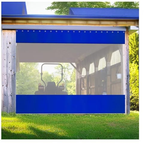 Housse Protection Salon De Jardin, Rideaux De Pergola Transparents Imperméables Couvertures Et Rideaux À Panneaux Transparents Rideaux Extérieurs Résistants Aux Intempéries pour Pergola, Porche, Tonne