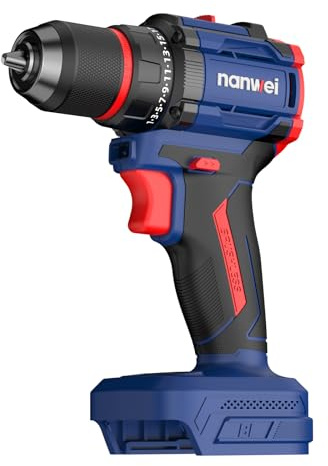 NANWEI Cordless Drill Compatible with Makita 18V Battery, 50N.m Electric Drill, 21 Torque Setting for Home and Garden DIY Project (Tool Only)