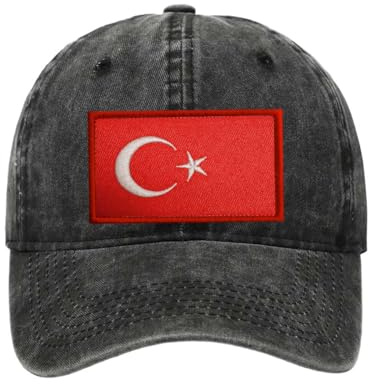 Petite Pine Dänemark Baseballkappe mit gewaschenem Baumwollstoff,Hut mit gesticktem DänischPatch,Sonnenmütze,Verstellbare Baseballcap für Unisex Männer Frauen Teens Washed Baseball Cap Denmark