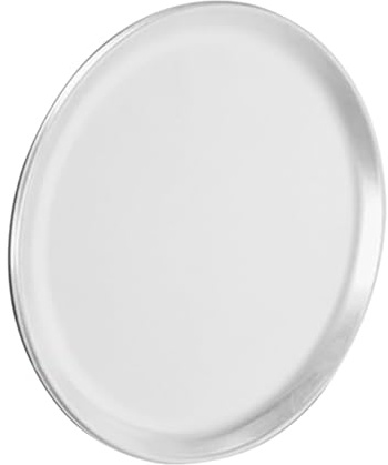 Asyduey Pizza Pan/Tray, Narrow Rim, Aluminum, 14 Inch
