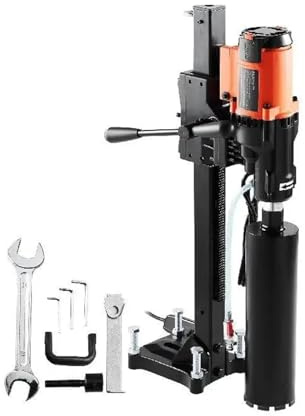 Machine de carottage industrielle 3200 W 750 tr/min, plate-forme de carottage pour béton diamant humide/sec avec support, perceuse électrique robuste pour béton, brique et pierre