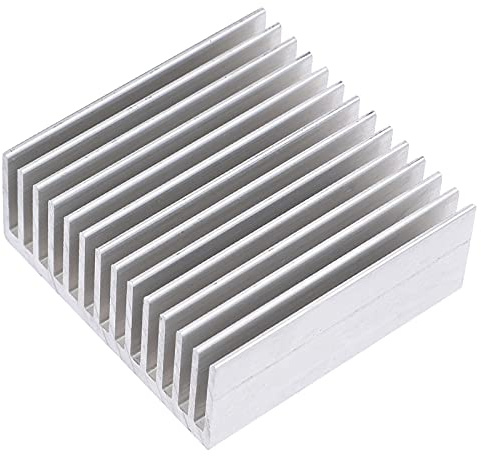 KIMISS 4 Stück Aluminium-Kühlkörper 50 X 20 X 50 Mm für Optimale Wärmeableitung in Routern, CPUs und Elektronischen Komponenten – Kühlblech, Korrosionsschutz, Leichtes Design