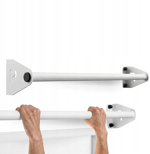 Klimmzugstange Wand - Platzsparende Pull Up Bar aus Stahl über Türrahmen bis 180kg, 101cm, fi34 Calisthenics Equipment für Zuhause
