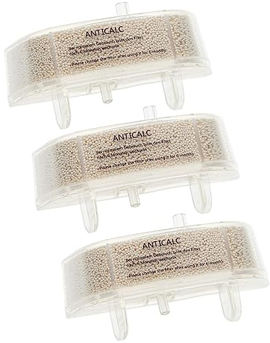 vhbw 3x Anti-Kalk-Filter kompatibel mit Tefal VP6591RH/4Q0, VP6557RH/4Q0, VP6555RH/4Q0, VP6535KO/4Q0 Dampfreiniger - Filter