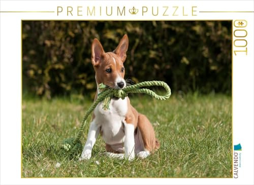 CALVENDO Puzzle EIN Motiv aus dem Kalender Süße Basenji-Kinder | 1000 Teile Lege-Größe 64 x 48 cm Foto-Puzzle für glückliche Stunden
