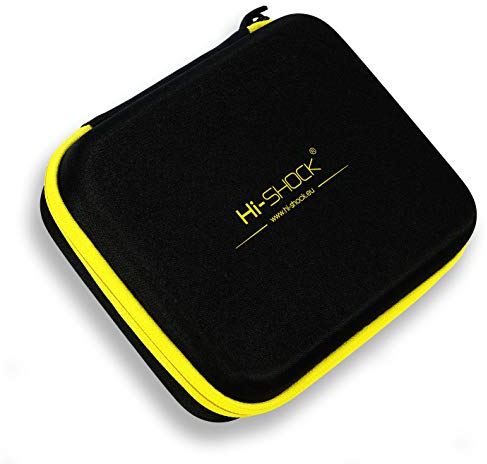 Hi-SHOCK E-Zigarette Dampf-Tasche/Vapo-Hardcase | Dampfer-Etui zur Aufbewahrung von Liquid, Vaporizer & Zubehör | Tragegriff Für Reisen - schwarz - wasserabweisend | Multi-Bag