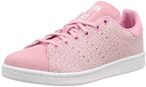 adidas Stan Smith J Baskets, Light Pink/Light Pink/FTWR White, 38 EU