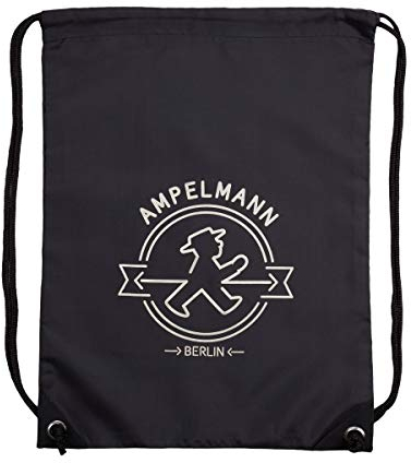 AMPELMANN Mitläufer - Sportbeutel & Reflektor - 33 x 45 cm schwarz Polyester mit Geher