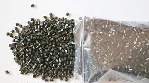 Italian Black Hot Glue Particles Heat Insulation Film for Hair Extensions Keratin Gun Bond 100g(Black Color)