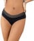 ZENAPHYR 3er Set Perioden Unterhosen Damen Schwarz Bio Baumwolle - Waschbare Saugfähige Menstruationsunterwäsche - XL
