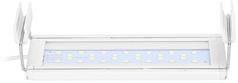 LED Aquarium Beleuchtung Aquariumbeleuchtung Aquarium LED Lampe mit Verstellbarer Halterung für für Fisch Tank Korallenwasserpflanzen(20 30cm Tank)