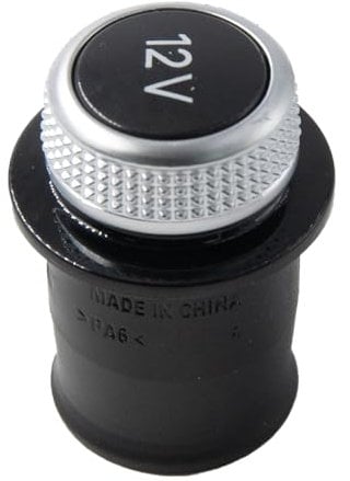 Chrome 12V Socket Cigarette Lighter Cover Compatible With A3 A4 A5 Q2 Q3 Q5 Q7 R8 4H0919311 8W0919311 Car Cigarette Lighter Plug Power Port Outlet