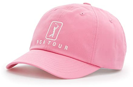 PGA TOUR Herren Pro Series Golfmütze aus Baumwolle Hut, Rosa Nelke, Einheitsgröße