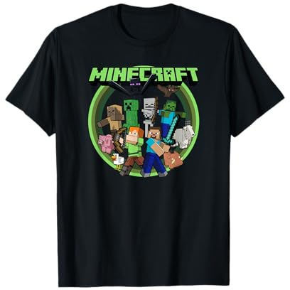 Minecraft Group Circle Logo Poster T-Shirt