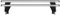 Menabo Dachträger Grundtäger kompatibel mit Dacia Sandero 2008-2012 TÜV Aluminium Silber 2X