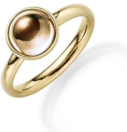 Ring Damenring aus 585 Gold Gelbgold mit Citrin gelb Fingerring, Ringgröße:Innenumfang 52mm ~ Ø16.6mm