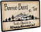 Crealuxe Fussmatte - Bumms-Bussi On Tour - Kastenwagen - 60x40cm, personalisiert, Fußabtreter, Fußabstreifer für die Haustür, Fußmatte rutschfest