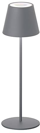 easy! BY FHL! | Kabellose Dimmbare LED Tischlampe Mit Akku | Außenlampe Wasserdicht, Esstisch Schlafzimmer Arbeitszimmer | Helligkeit stufenlos dimmbar | Farbeinstellung stufenlos dimmbar