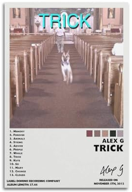 Generisch Alex G Trick Polaroid-Poster, dekoratives Gemälde, Leinwand, Wandposter für Raumdekoration, ästhetische Sportlandschaft, Büro, Raumdekoration, Geschenk, 30 x 45 cm, ungerahmter Stil